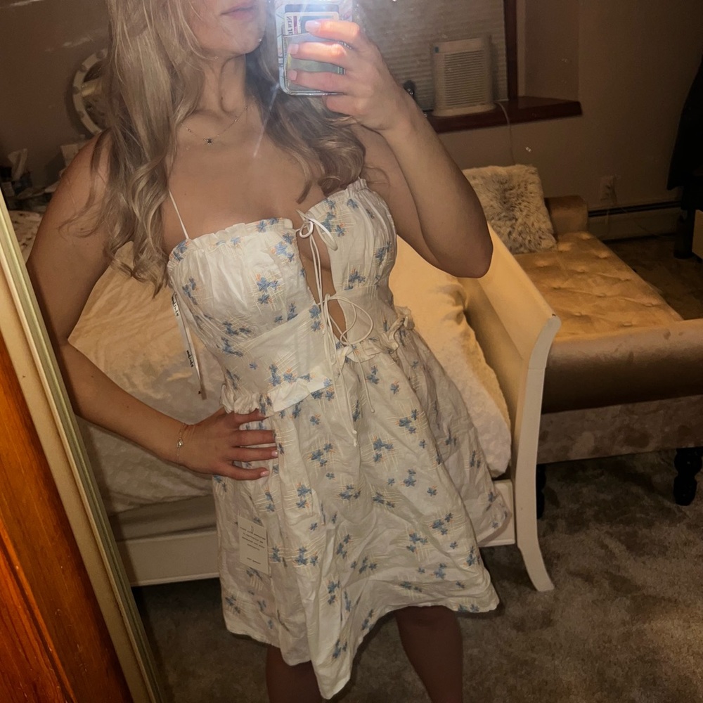 White Flower Dress